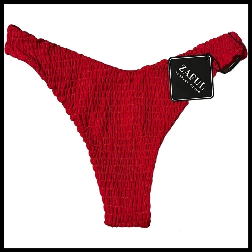 ZAFUL NWT Ribbed Bikini Bottom